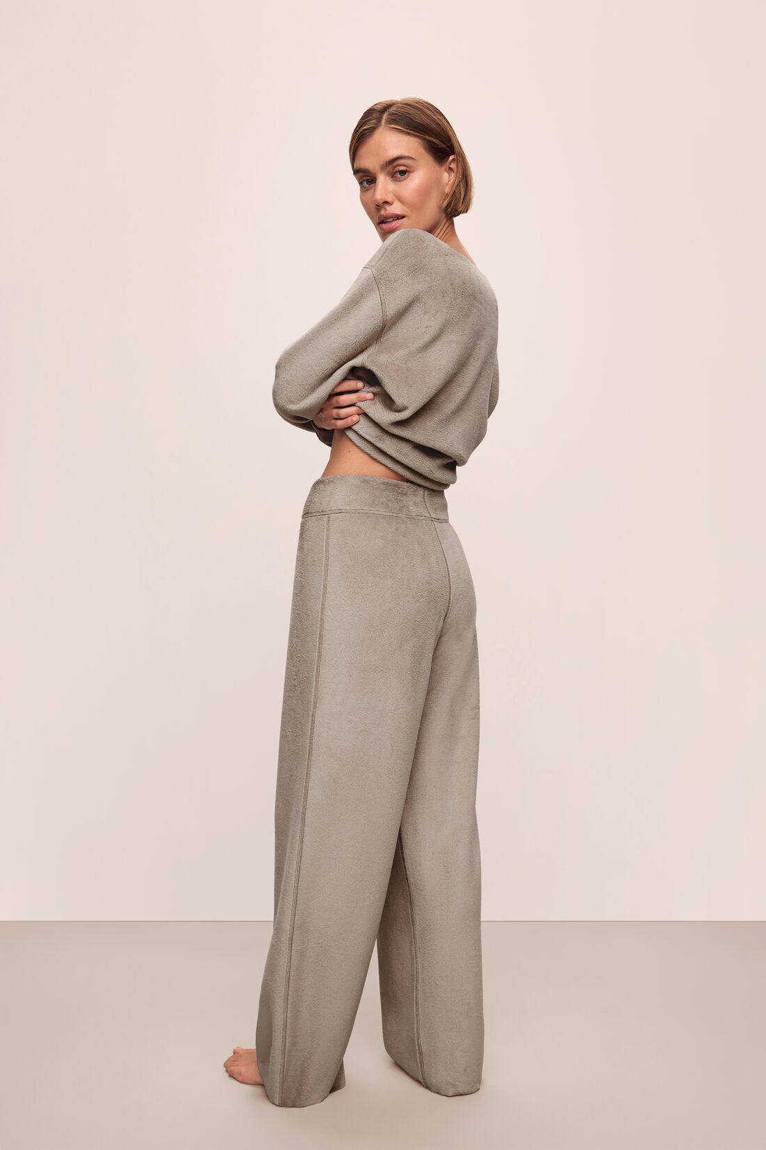 Eberjey Reversible Plush High Waist Pant