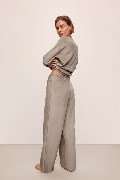 Eberjey Reversible Plush High Waist Pant