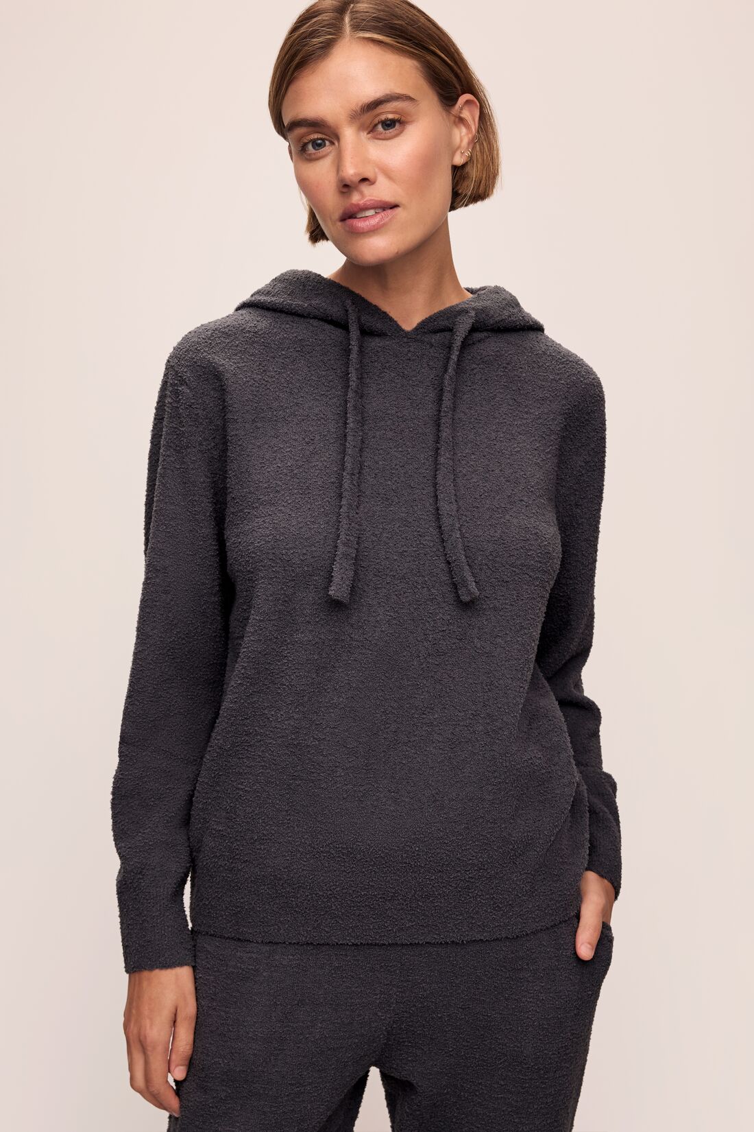 Eberjey Recycled Boucle Hoodie