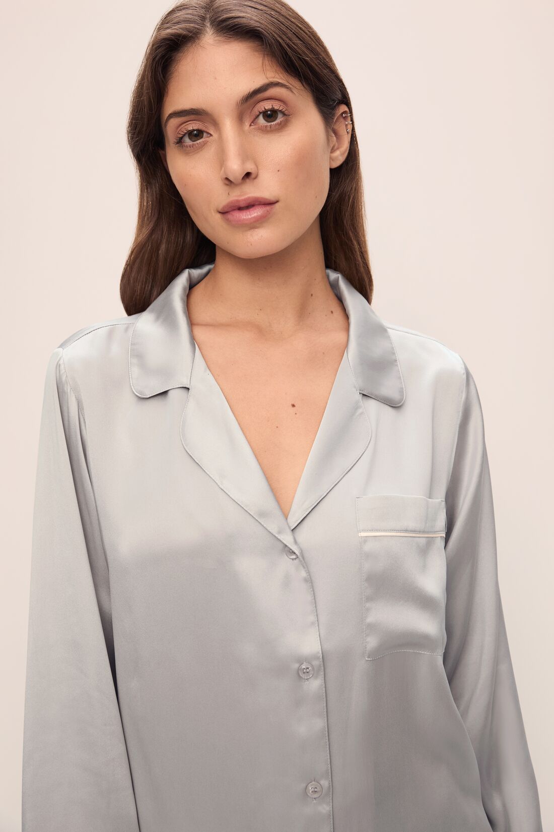 Eberjey Inez Washable Silk Long PJ Set