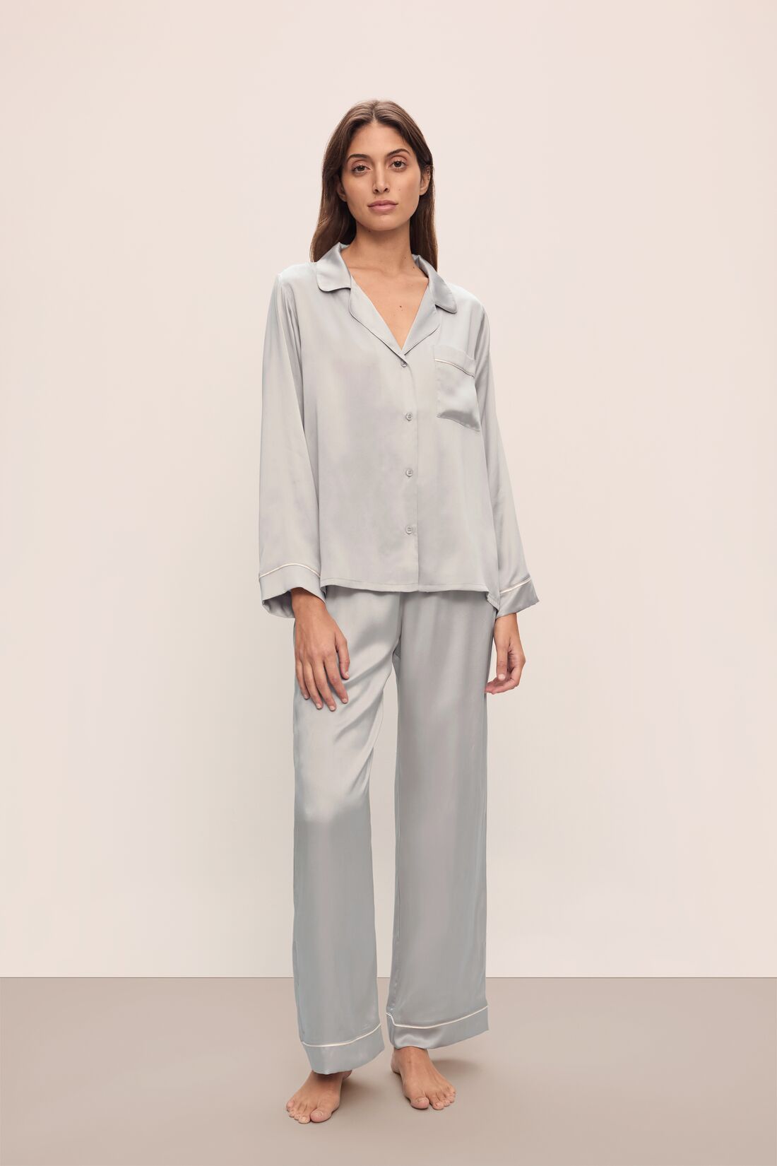 Eberjey Inez Washable Silk Long PJ Set