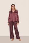 Classic Stripe Bordeaux/Ivory