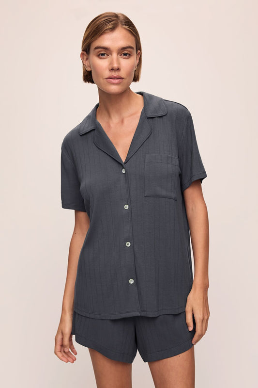 Eberjey Gisele TENCEL™ Modal Rib Relaxed Short PJ Set