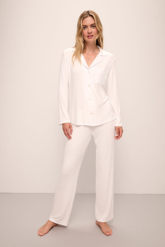 Eberjey Gisele TENCEL™ Modal Rib Long PJ Set