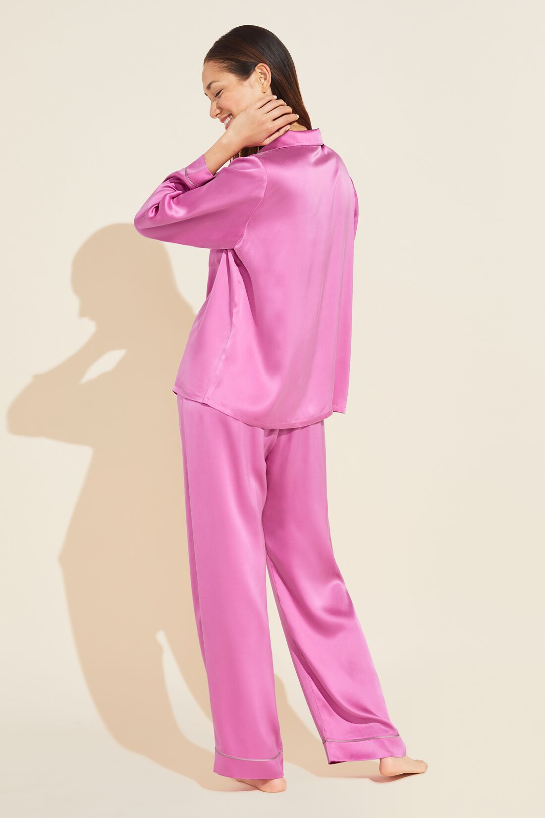 Eberjey Inez Washable Silk Long PJ Set